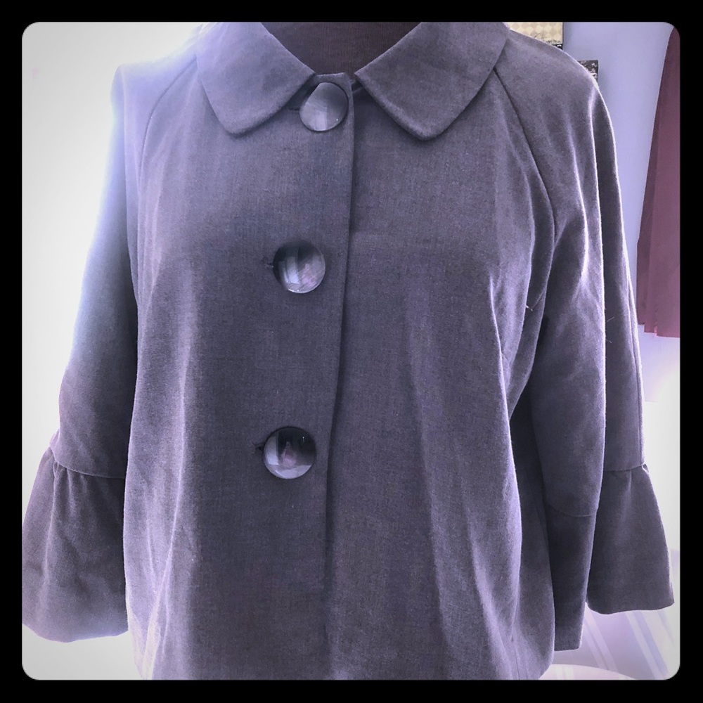 AGB grey jacket with large buttons